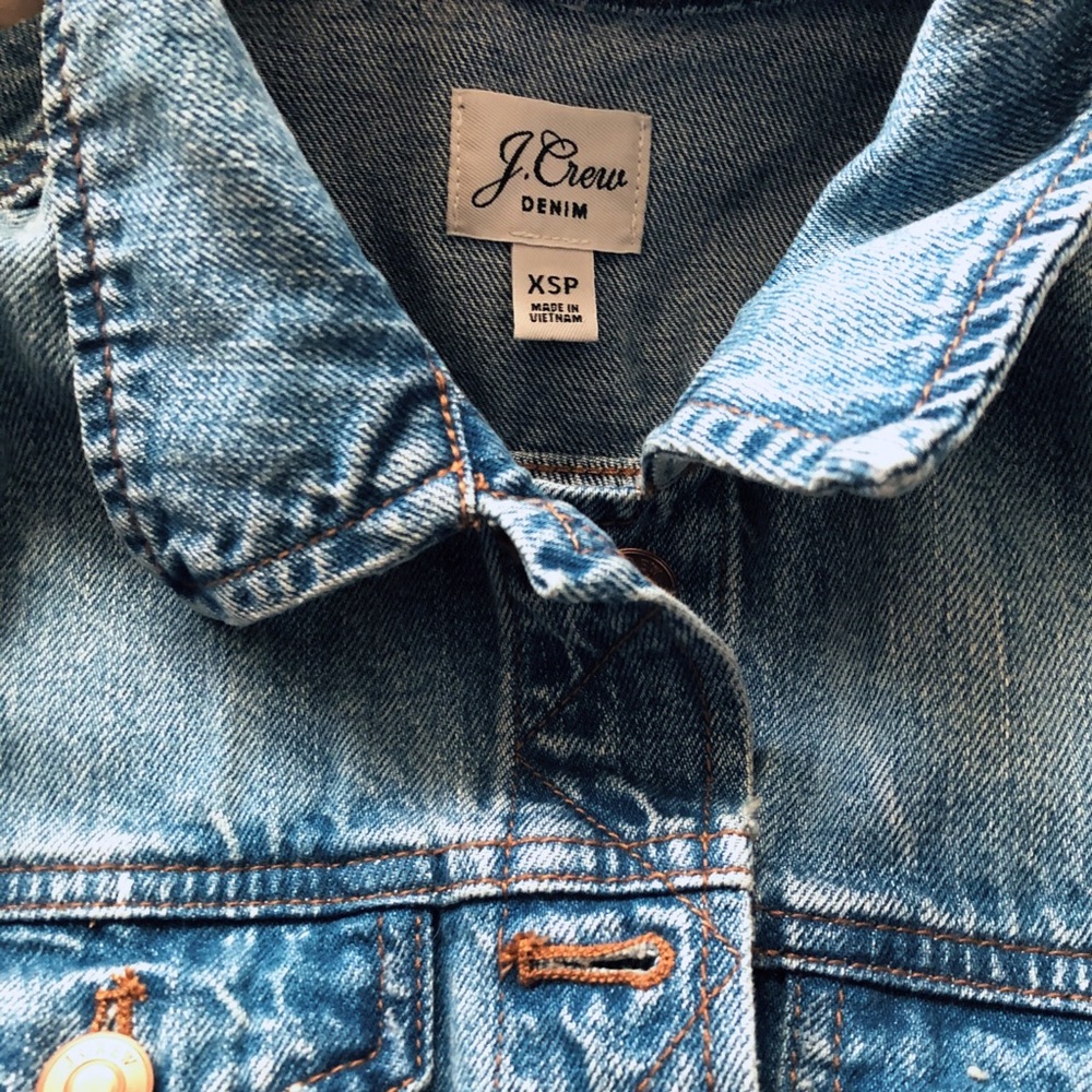 J. Crew petite classic denim jacket - Picture 4 of 5